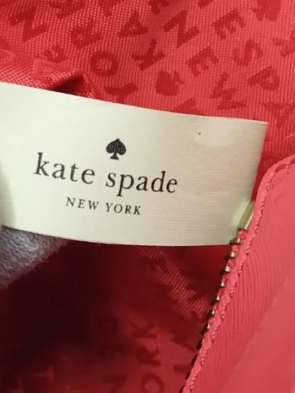 Kate Spade New York Hot Pink Leather Double Handles Tote Bag NWOT - Picture 10 of 12